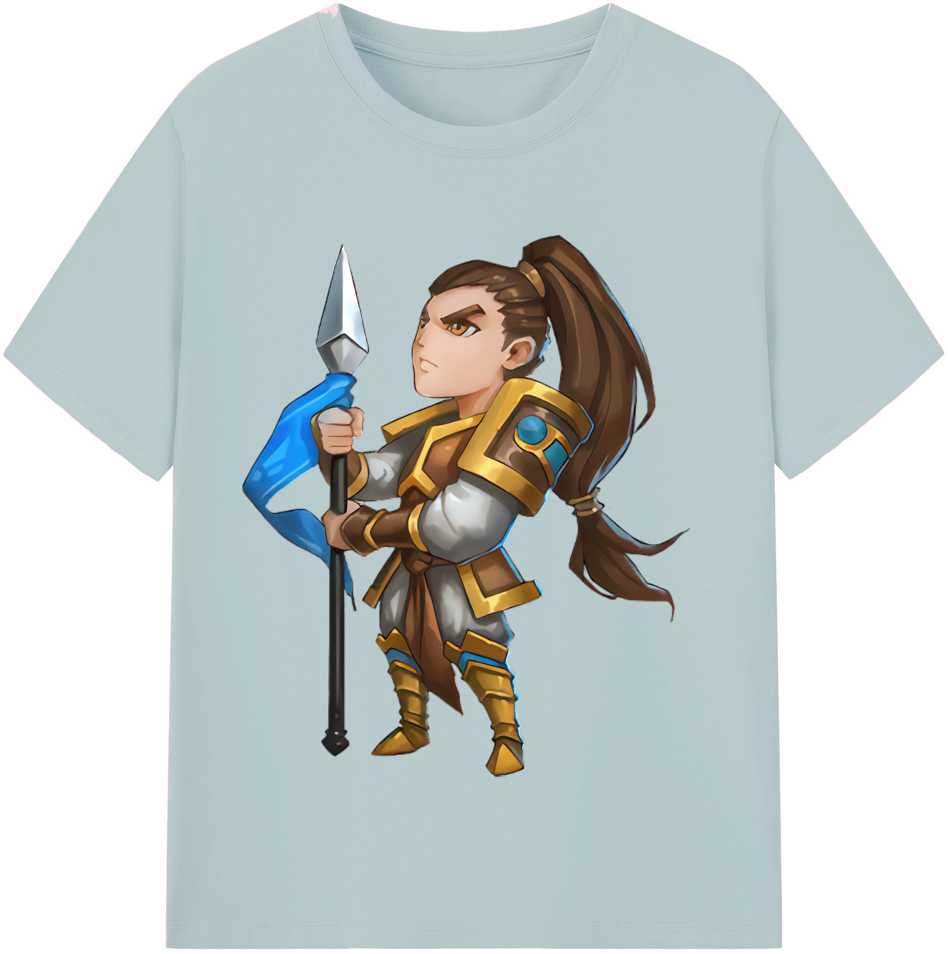 リーグ・オブ・レジェンド League of Legends LOL 綿100％半袖Tシャツ（フロントプリント）